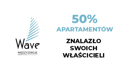 50% apartamentów w Wave Międzyzdroje Resort&SPA  znalazło swoich właścicieli